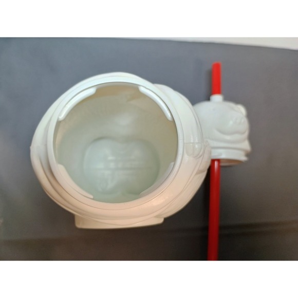 Vintage Coca-Cola White Polar Bear Sipper Cup w Straw Hanson Canada Red Straw - Picture 8 of 9